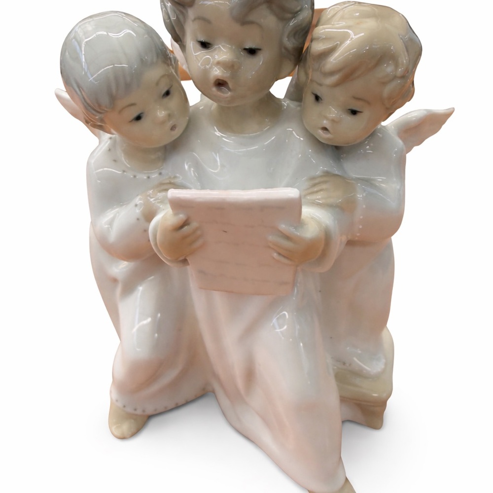 Lladro angel choir -2 piece